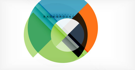 Obraz premium Vector circle abstract background