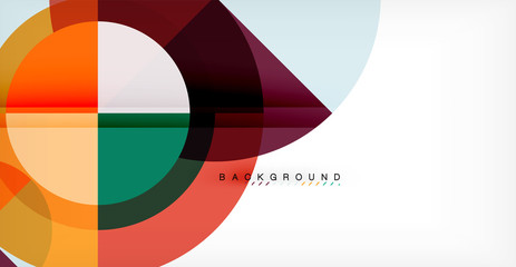 Obraz premium Vector circle abstract background