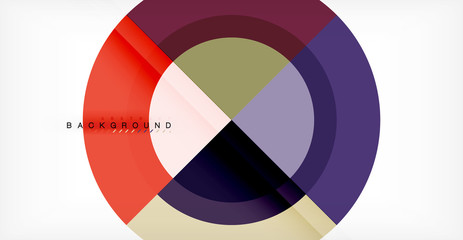 Obraz premium Vector circle abstract background