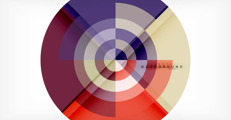 Obraz premium Vector circle abstract background