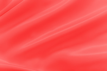 Smooth elegant shiny red silk or satin luxury cloth texture can use as abstract holidays background. Luxurious Christmas background or New Year background design.