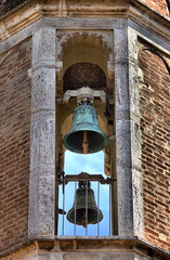 Obraz premium Ancient bell tower in Tuscany, Italy