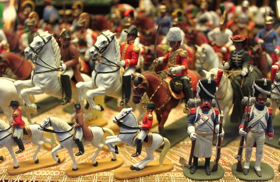 Austrian army tin soldiers