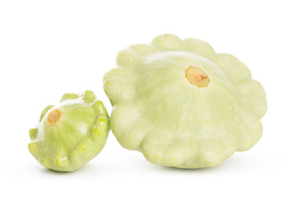 Sommer Squash isolated on white