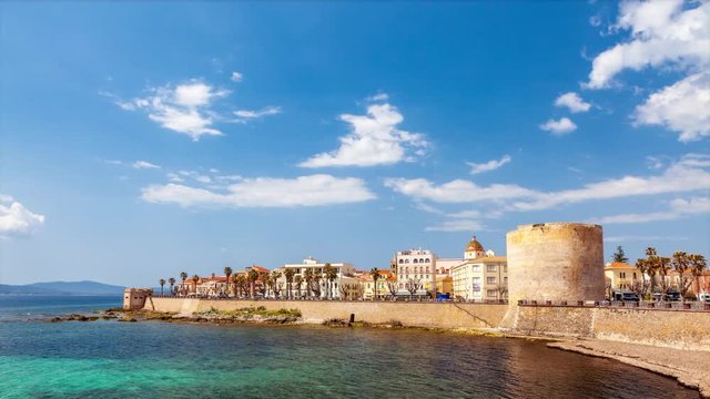 Alghero, Torre di Sulis 01 (4k time lapse)