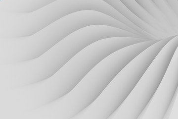 Abstract background from a serpentine flowing waves. 3d illustration