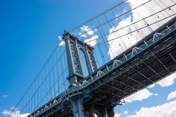 Manhattan bridge in New York city