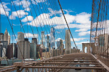 Brooklyn bridge in New York city