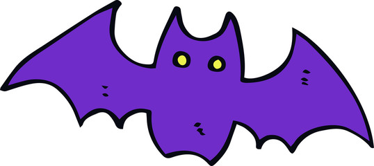 Halloween Illustration of Bat