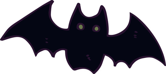 Halloween Illustration of Bat