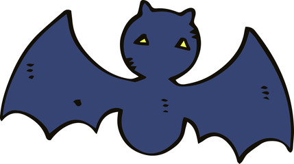 Halloween Illustration of Bat