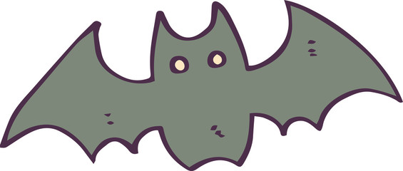Halloween Illustration of Bat