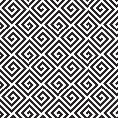 SQUARE LABYRINTH TEXTURE. MODERN STRIPED SEAMLESS VECTOR PATTERN.