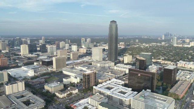 This video is of an aerial of the Galleria Mall area in Houston, Texas. This video was filmed in 4k for best image quality.