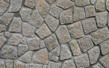 Texture of an old stone wall. Close-up.