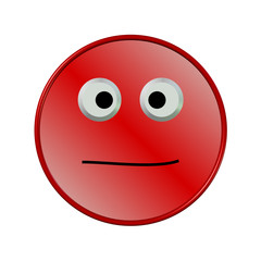 Emoji, egozentrisch, gelassen, gleichmütig