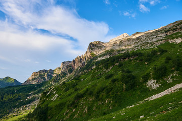 The Caucasus mountains in Russia