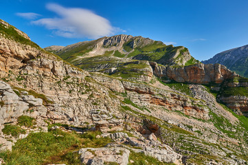The Caucasus mountains in Russia