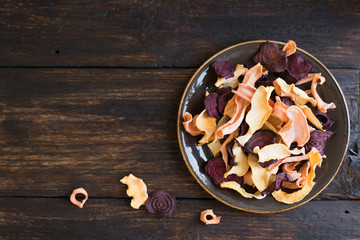 Vegetable dehydrated chips