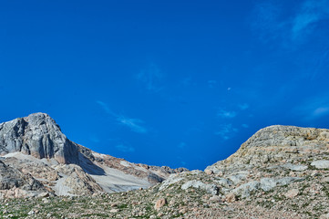 The Caucasus mountains in Russia