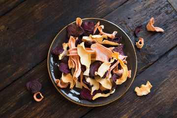 Vegetable dehydrated chips