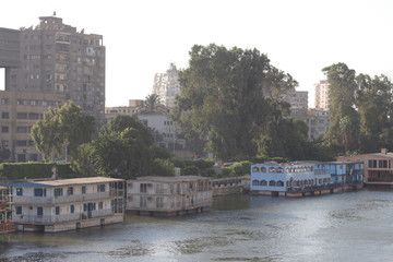 Fototapeta na wymiar The Nile promenade