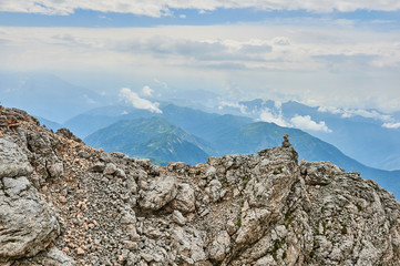 Fototapeta premium The Caucasus mountains in Russia