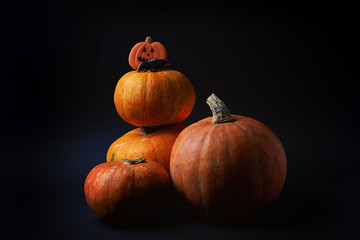 ripe pumpkins and cookies