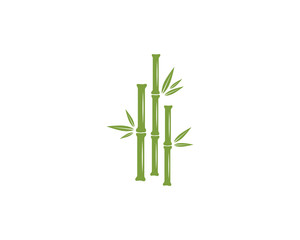 Vektor-Symbol für Bambus-Logo-Vorlage