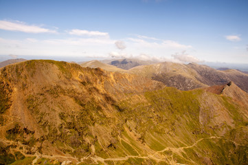 Snowdonia on a sunny autumn day