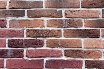 Cracked old brick wall texture background