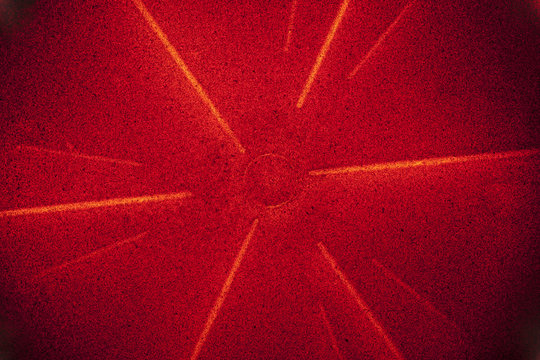 Authentic Turkish Plum Pesti (fruit leather)l Photographed on Light Passing Through it.