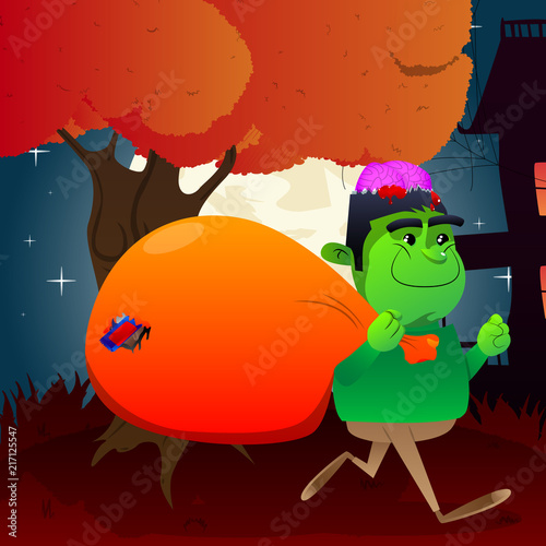 Kid Zombie Cartoon Characters