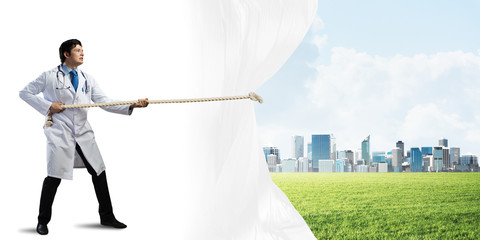 Advertisement for medical industry