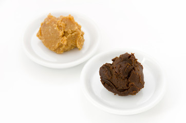 米味噌と赤だし味噌