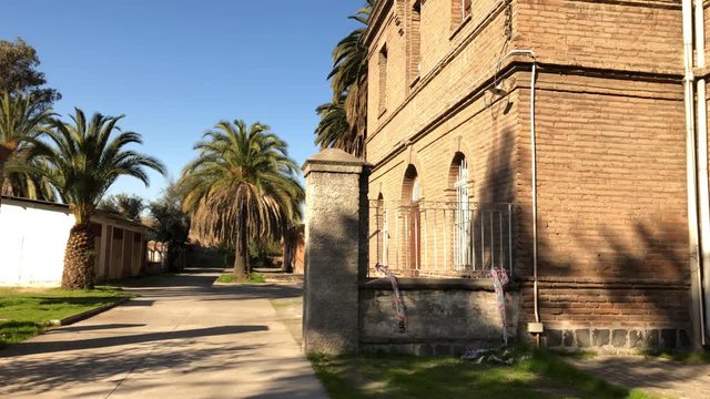 exterior structure of the abandoned catholic convent Asylum of the Little Sisters of the Poor