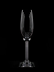 Glas Champaign Sekt Black
