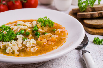 Thick traditional Italian soup