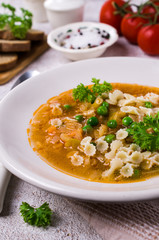 Thick traditional Italian soup