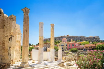 Foto op Plexiglas Hadrian's Library Athens, Greece   © tichr