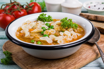 Thick traditional Italian soup