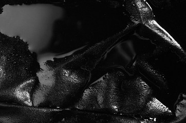 black fabric background