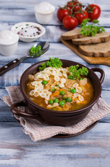 Thick traditional Italian soup