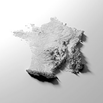 carte de france topologique