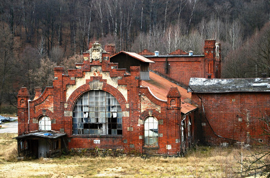Old textile factory in Chrastava, Czech republic.
