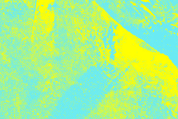 blue and yellow hand painted brush grunge background texture	