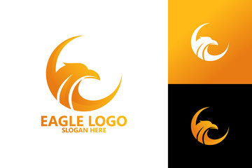 Eagle Logo Template Design Vector, Emblem, Design Concept, Creative Symbol, Icon