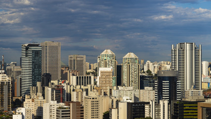 Obraz premium Amazing skyline of Sao Paulo - skyscrapers of Sao Paulo, Brazil South America 