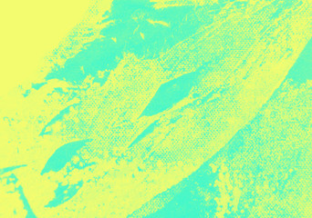 Fototapeta na wymiar blue and yellow hand painted brush grunge background texture 