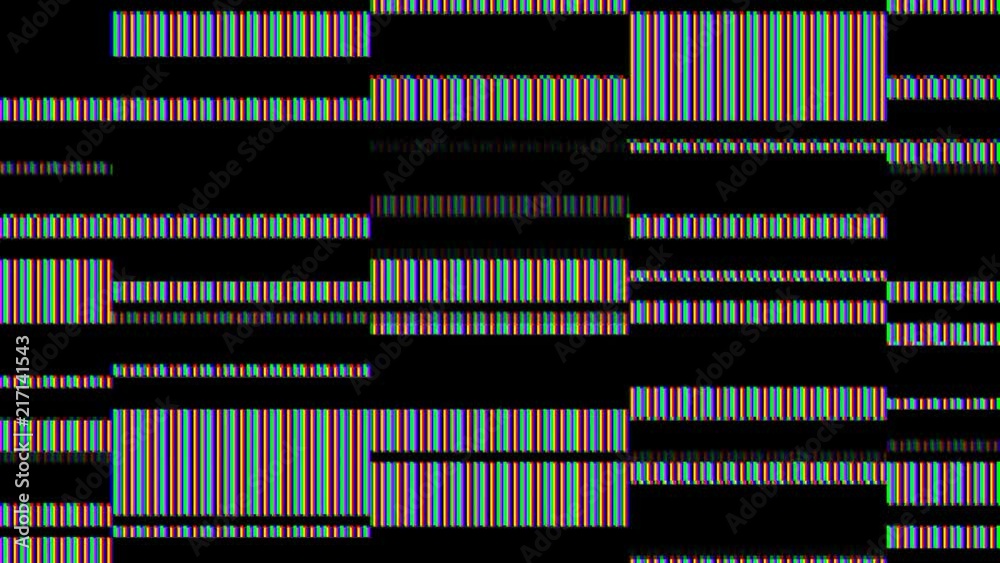 Poster modern computer technology failure digital databending noise glitch overlay or transition